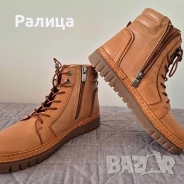 Номер 37, Нови дамски боти от естествена кожа, снимка 2 - Дамски боти - 52960362