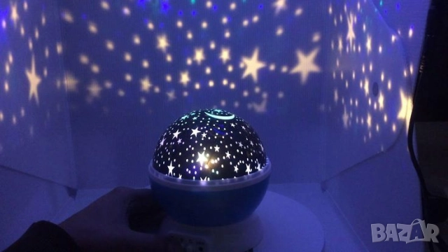 Нощна лампа детски планетариум