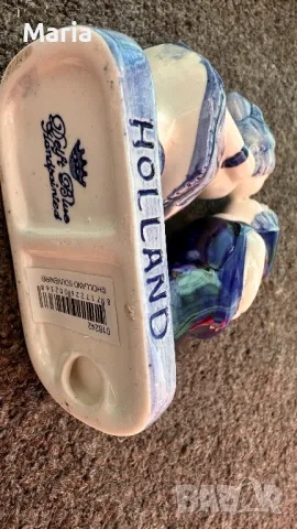 Холандска порцеланова фигурка, снимка 5 - Други ценни предмети - 50372494