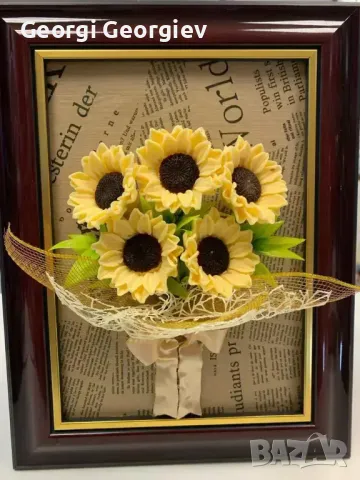 Цветя изработени с глицеринов ароматен сапун , снимка 9 - Декорация за дома - 37090645