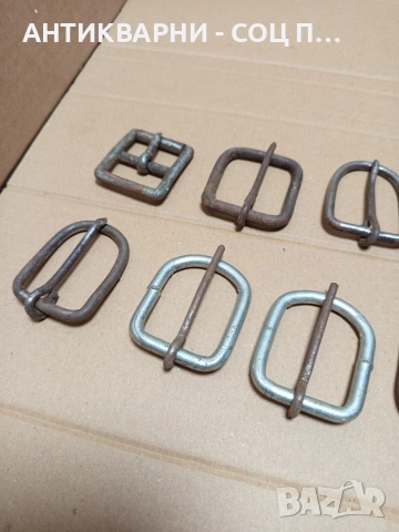 Стари Ръчно Изработени Тока Катарами За Колани 10бр. Номер 589., снимка 2 - Антикварни и старинни предмети - 53206023