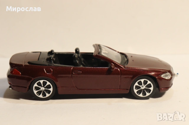 1:43 BBURAGO BMW 6 КОЛИЧКА МОДЕЛ, снимка 6 - Колекции - 53378241