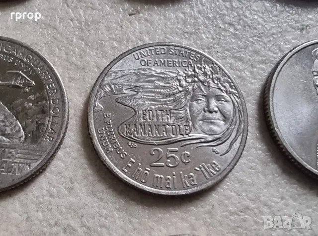 САЩ.1/4 долар.
10 бр.
Серия  известни американски жени за 2022 , 23 и 24  год., снимка 12 - Нумизматика и бонистика - 50261512