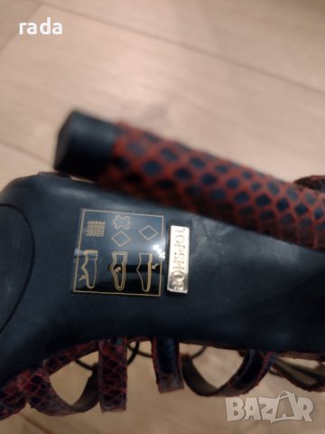 Сандали на ток Topshop, естествена кожа , снимка 3 - Дамски обувки на ток - 41341879