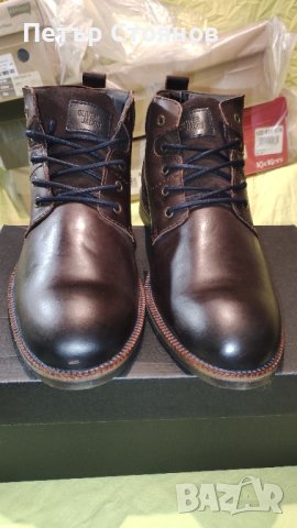 Чудесни мъжки кларкове от естествена кожа Oliver Jackob №46, снимка 2 - Мъжки боти - 42173620