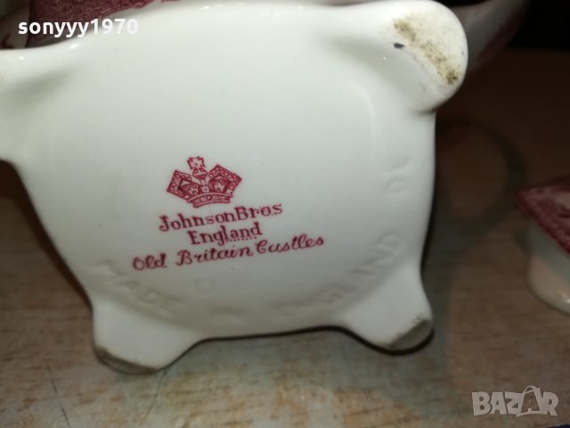 JOHNSON BROS-ENGLAND OLD BRITAIN CASTLES-ЧАИНИК-ВНОС АНГЛИЯ 0311211134, снимка 10 - Антикварни и старинни предмети - 34678797