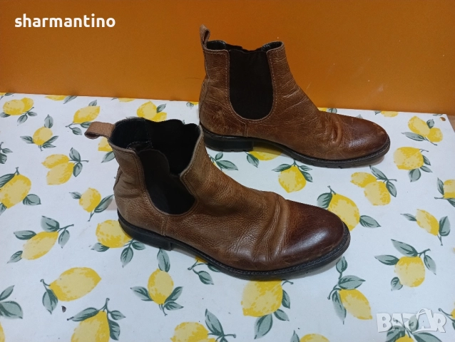 Tommy Hilfiger N 42 кожени - 34 лв, снимка 2 - Дамски боти - 51974933