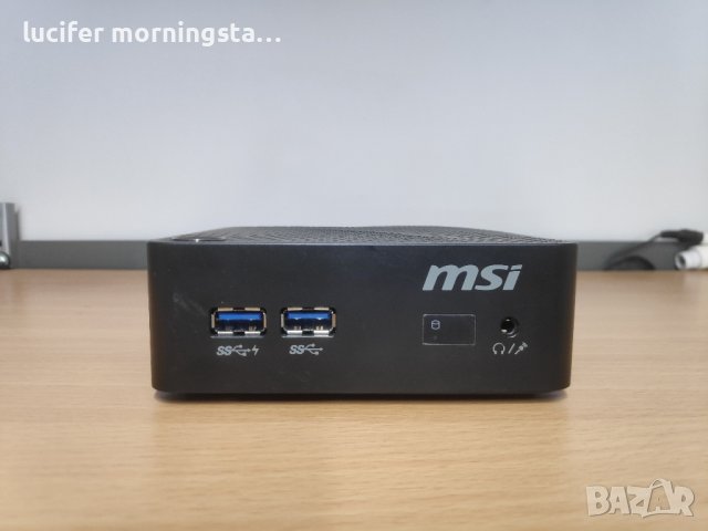 Мини Компютър MSI Cubi N Intel N3700/4GB/128GB SSD, снимка 5 - За дома - 41956852