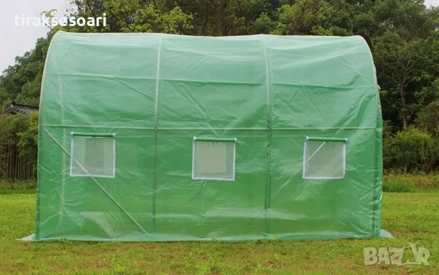 Оранжерия тунел, Тунелна оранжерия с размери 3х2х2 метра 6 квадрата, снимка 6 - Оранжерии - 49593163