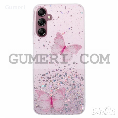 Samsung Galaxy A54 Силиконов Гръб с Пеперуди, снимка 3 - Калъфи, кейсове - 52174531