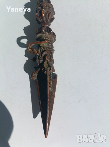 Ритуална кама от Камбоджа , снимка 3 - Ножове - 51980664