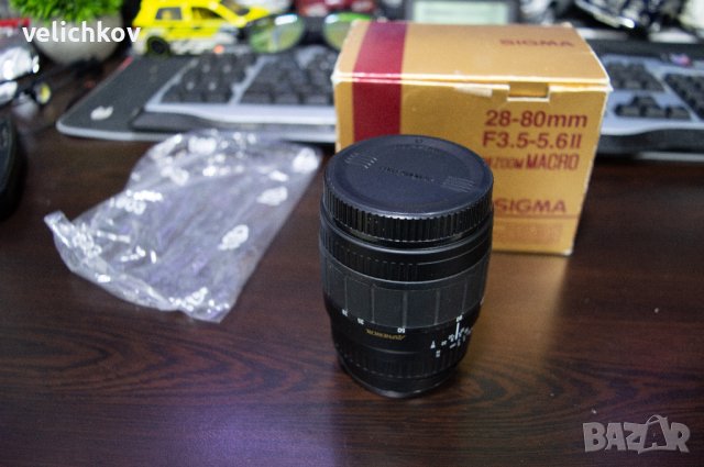 Автофокусен обектив Sigma 28-80mm 3.5-5.6 II Macro за Canon, снимка 5 - Обективи и филтри - 41811486