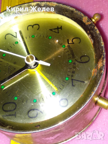 SHANGHAI CHINA Стар РЯДЪК КОЛЕКЦИОНЕРСКИ РЕТРО МЕХАНИЧЕН КИТАЙСКИ БУДИЛНИК ШАНХАЙ 30516, снимка 13 - Антикварни и старинни предмети - 44549024