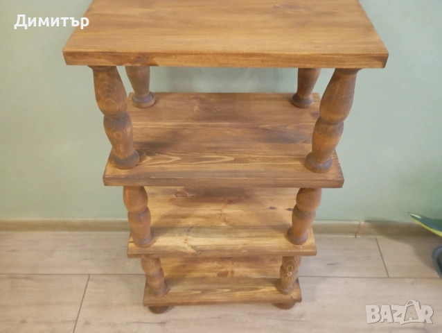 Класическа дървена етажерка !!!, снимка 4 - Етажерки - 53482501