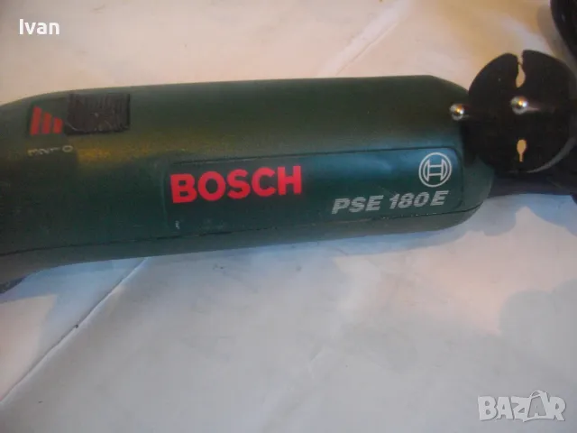 180W 3 скорости ШВЕЙЦАРСКО ЕЛЕКТРИЧЕСКО ДЛЕТО ШАБЪР BOSCH PSE180E Made in SWITZERLAND 2003г.Като нов, снимка 9 - Други инструменти - 47943505