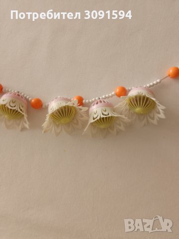 хубава колекционерска ретро верига,  играчка за легло, количката,звънци плюс звънчета всичко оригина, снимка 14 - Антикварни и старинни предмети - 44302839