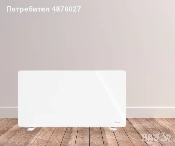 Конвекторна печка , 2000W, алум.нагревател, стъклен панел, Wi-Fi, снимка 3 - Отоплителни печки - 56238737