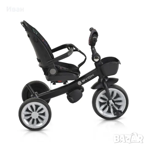 ТОП ЦЕНА!НОВО!Детска триколка Byox Space с регулируема облегалка,EVA гуми, снимка 10 - Детски велосипеди, триколки и коли - 49179371