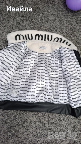 Miu Miu ново късо пухено палто яке, снимка 11 - Якета - 52308812