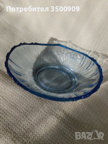 стъклена бонбониера, снимка 3 - Антикварни и старинни предмети - 41725016