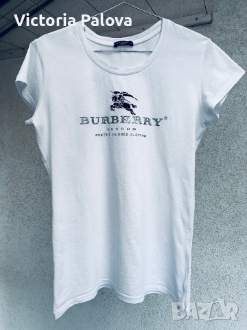 Дамска vintage тениска BURBERRY оригинал, снимка 9 - Тениски - 41098869