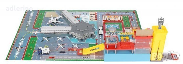 Игра Летище, детска игра летище, авио игра за деца, конструктор летище, снимка 5 - Влакчета, самолети, хеликоптери - 34312756