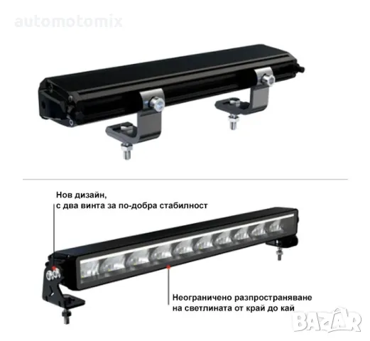 Лед бар 12-24V, 120W, 80см - 63484, снимка 6 - Аксесоари и консумативи - 48111440