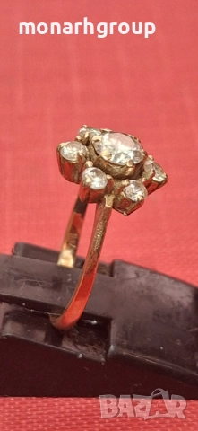 Златен пръстен, снимка 3 - Пръстени - 51997810