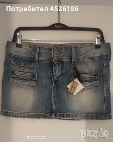 Къса дънкова пола Pepe Jeans, снимка 1