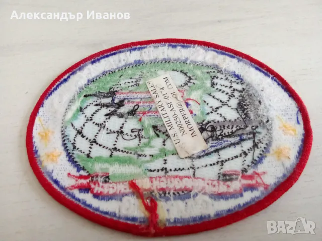 Американска нашивка на самолетоносача Роналд Рейгън, снимка 2 - Колекции - 50333374