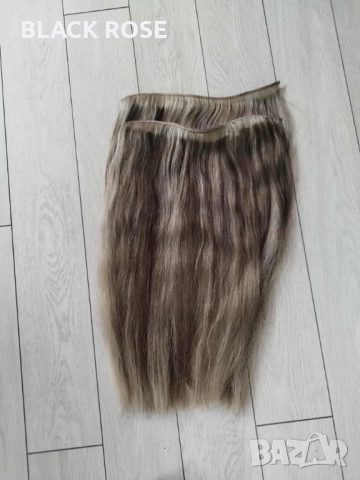 Треса от естествен косъм , снимка 2 - Аксесоари за коса - 52393676