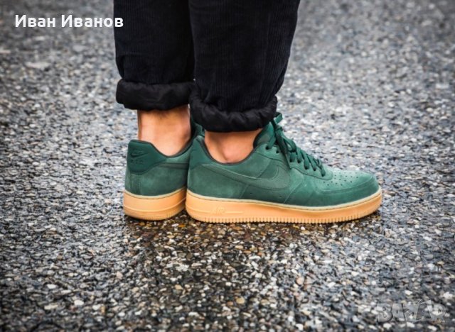маратонки  Nike Air Force 1 07 LV8 Suede 'Outdoor Green номер 40,5-41, снимка 3 - Маратонки - 40875229