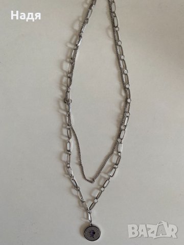 Сребристо колие "4stories"