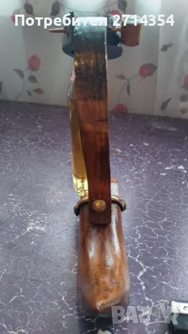 Антична дървена поставка за бутилка, снимка 4 - Антикварни и старинни предмети - 49333532