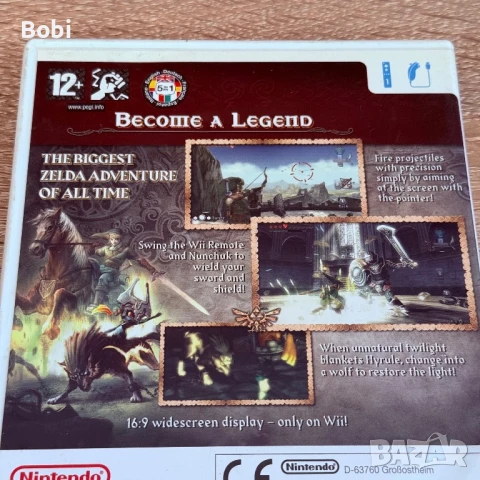 The Legend of Zelda: Twilight Princess – Wii, PAL Nintendo , снимка 3 - Игри за Nintendo - 50756531