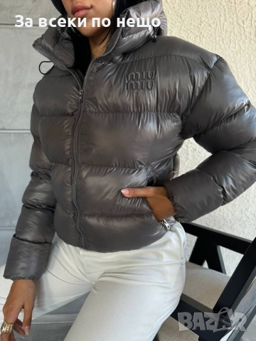 Black Weekend💯✅🖤Miu Miu Дамско Зимно Яке - 2 Цвята Код A1223, снимка 3 - Якета - 52676179