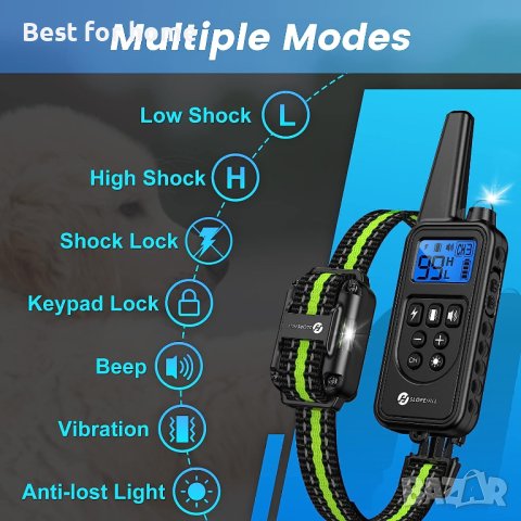 Нашийник за обучение на кучета Slopehill, снимка 14 - За кучета - 41472057