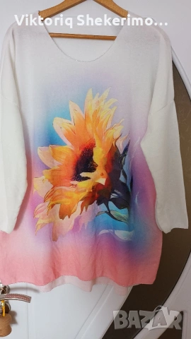 Красиви топли блузи, подходящи за празник и ежедневие, снимка 3 - Рокли - 53075381