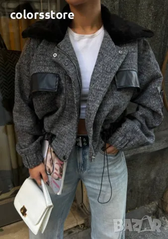 Дамско яке в черно Melissa