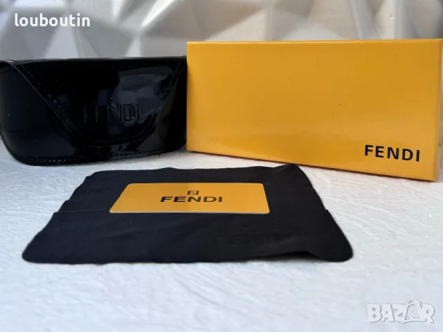 Fendi Дамски слънчеви очила правоъгълни 3 цвята с камъни, снимка 14 - Слънчеви и диоптрични очила - 48002391