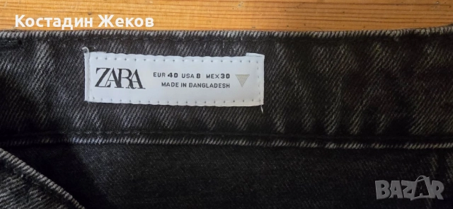 Нови със етикет. Дамски оригинални къси панталонки дънкови. ZARA , снимка 6 - Къси панталони и бермуди - 51432326