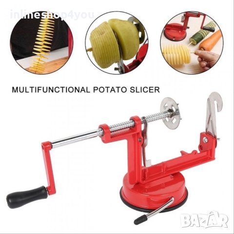 Уред за спираловиден чипс , снимка 4 - Прибори за хранене, готвене и сервиране - 40801242