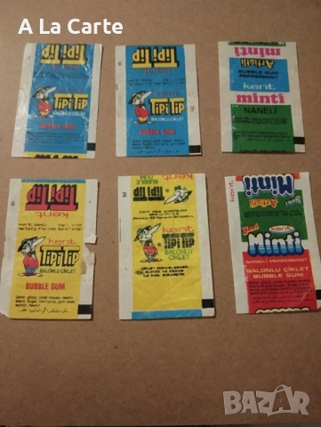 Опаковки от Tipi Tip, Minti, Chin Chin, снимка 2 - Колекции - 51694861
