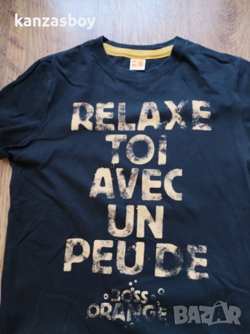 hugo boss orange - страхотна мъжка тениска M , снимка 3 - Тениски - 53828414