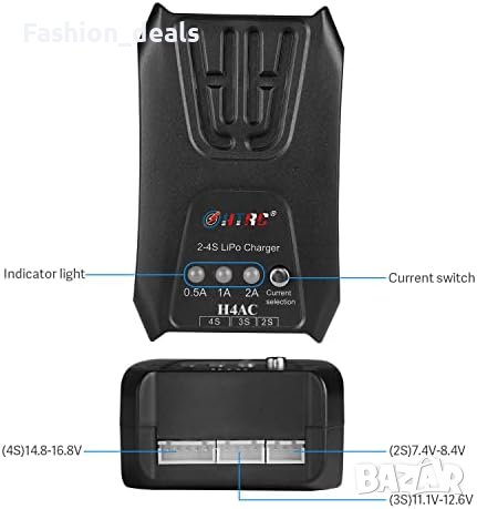 Ново Зарядно устройство за липови батерии HTRC/20W/RC кола, RC лодка, снимка 2 - Друга електроника - 41228891