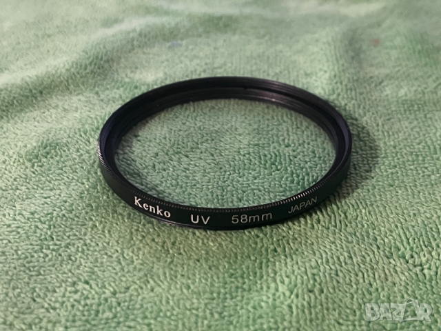 Kenko UV filter 58mm - филтър за обектив 55мм DSLR, снимка 1 - Обективи и филтри - 44926915