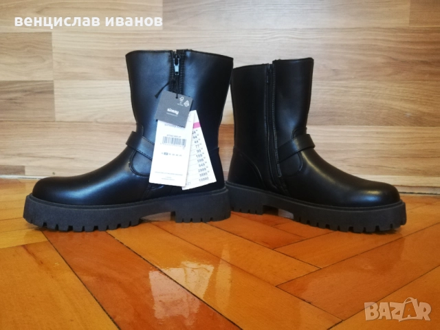 Дамски кожени боти, снимка 3 - Дамски боти - 51863481