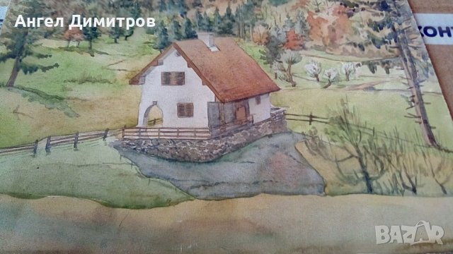 Картина акварел , снимка 6 - Картини - 41665876