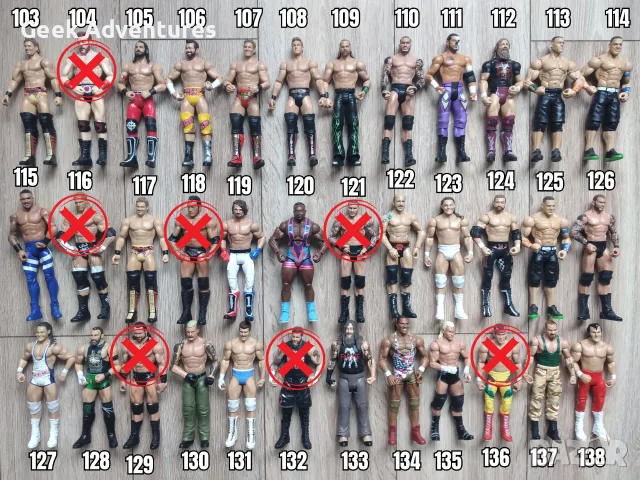 Екшън Фигурки WWE Кеч Pro-Wrestling Action Figures Ambrose Reigns Cena 2/3, снимка 4 - Колекции - 46527048