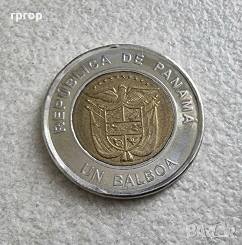 Монета. Панама .1 балбоа .2017 година., снимка 3 - Нумизматика и бонистика - 39503390
